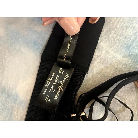 HONEY BIRDETTE Everyday Smooth Convertible Push Up Bra Black Strapless 30DD NWT - Picture 6 of 9